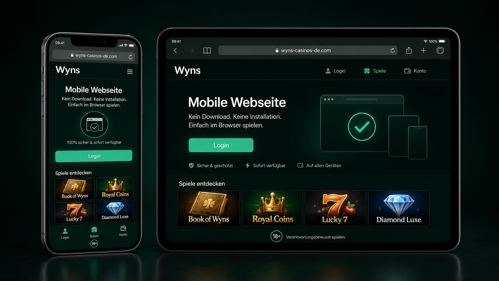 Wyns Casino iPhone
