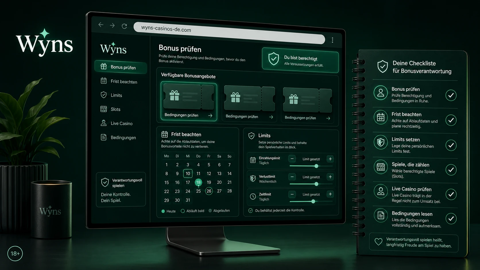 Online Casino Bonus richtig nutzen