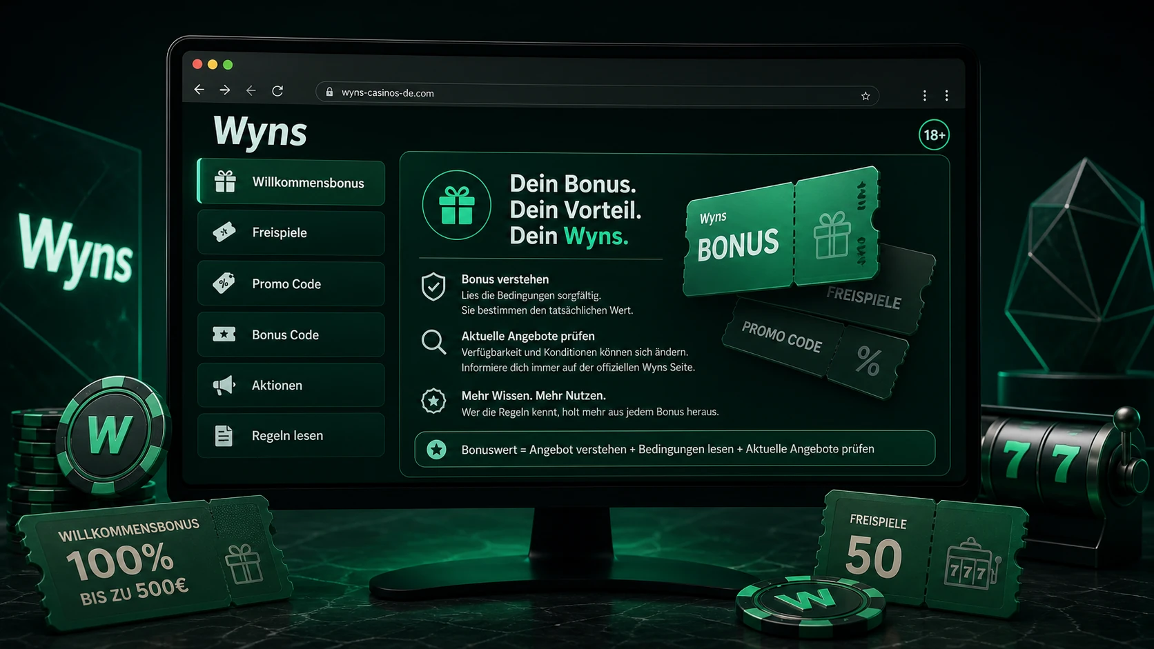 Fazit zum Wyns Casino Bonus