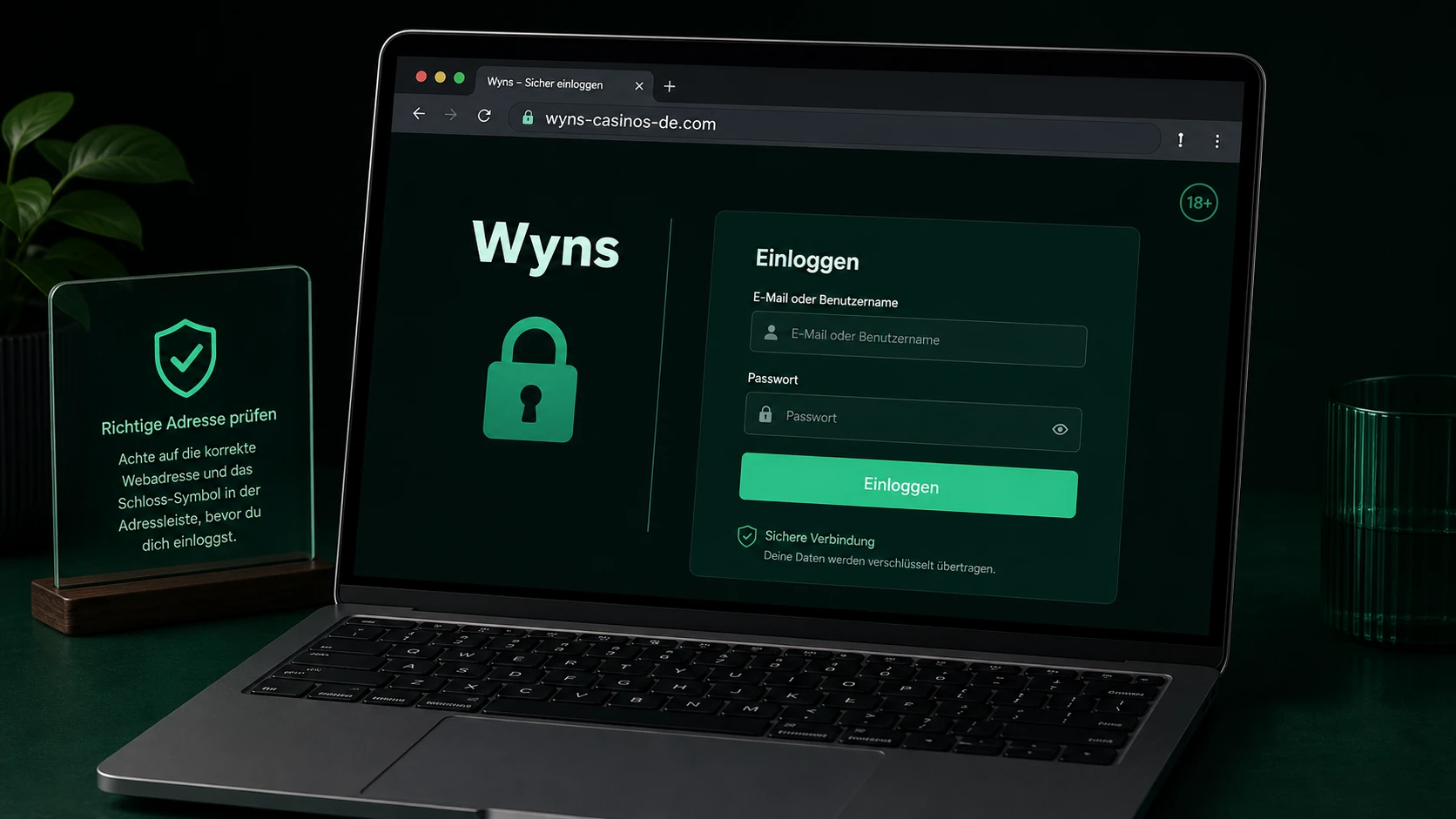 So nutzen Sie den Wyns Casino Login